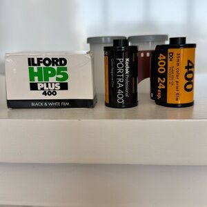 Assortment of B&W and Color Films